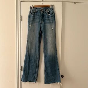 Wide leg denim jeans size 26